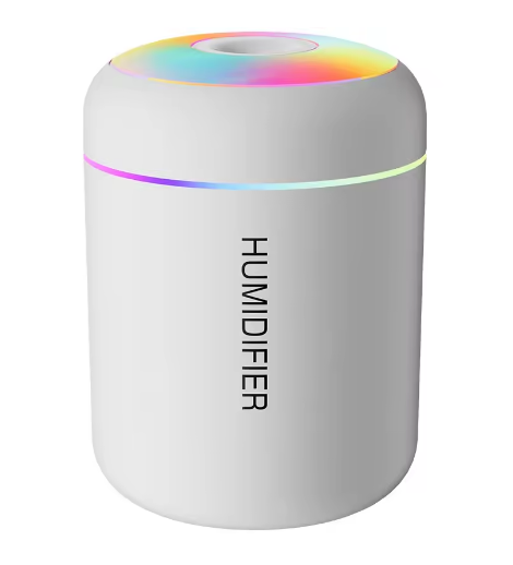 Mini USB Air Humidifier – Portable Mist Diffuser with LED Ambient Light